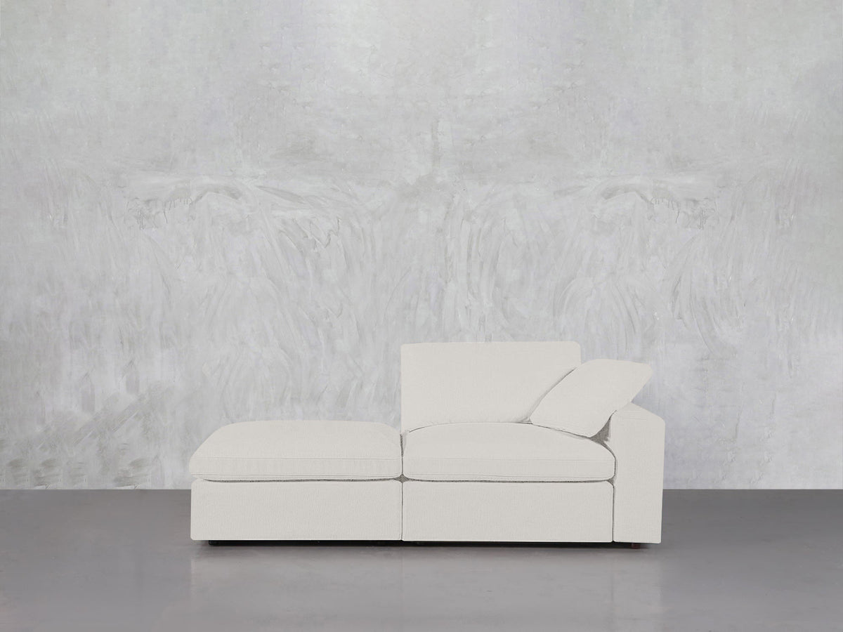 2 - Seat Modular Lounger Loveseat - 7th Avenue