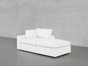 2 - Seat Modular Lounger Loveseat - 7th Avenue
