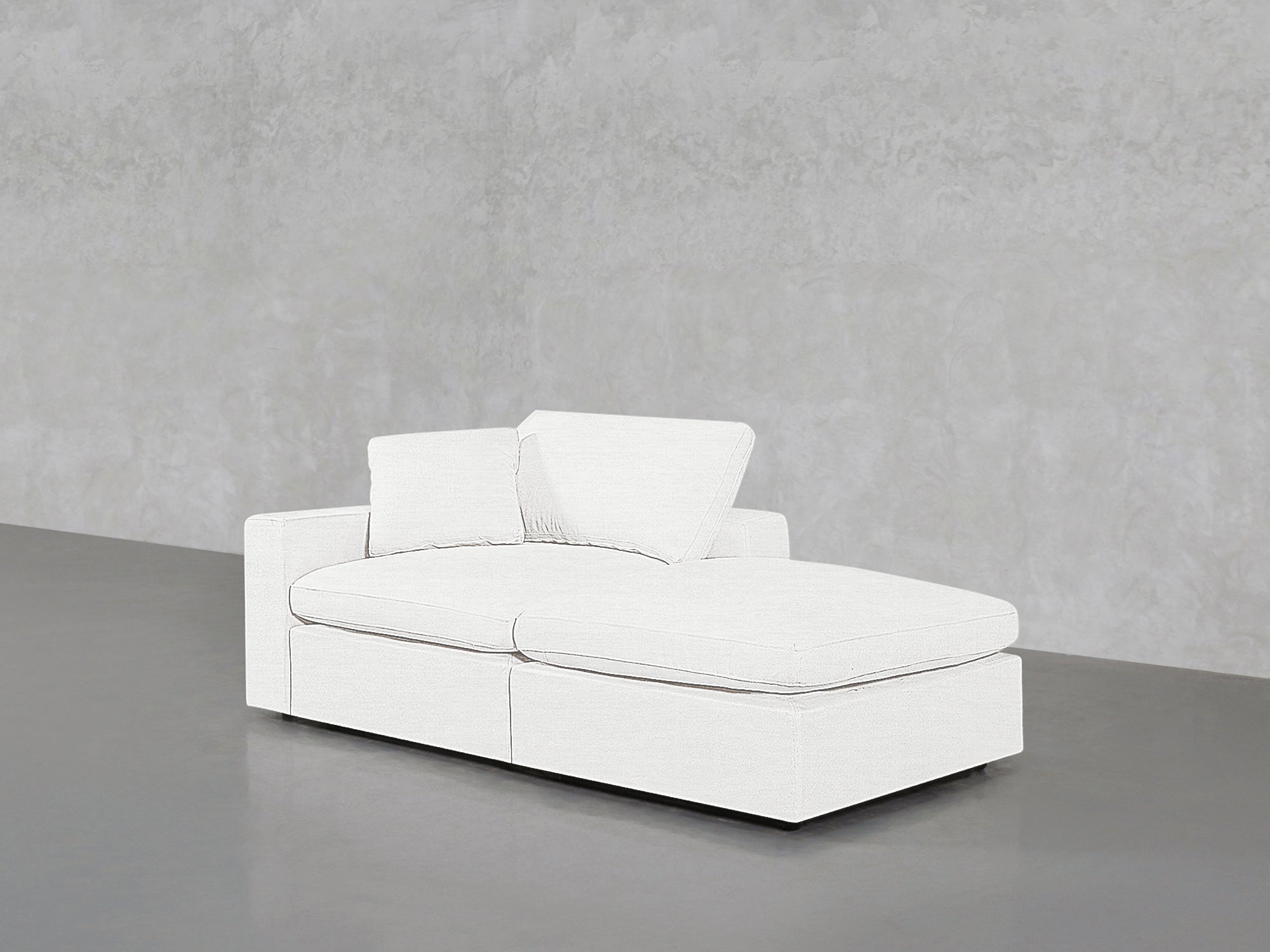 2 - Seat Modular Lounger Loveseat - 7th Avenue