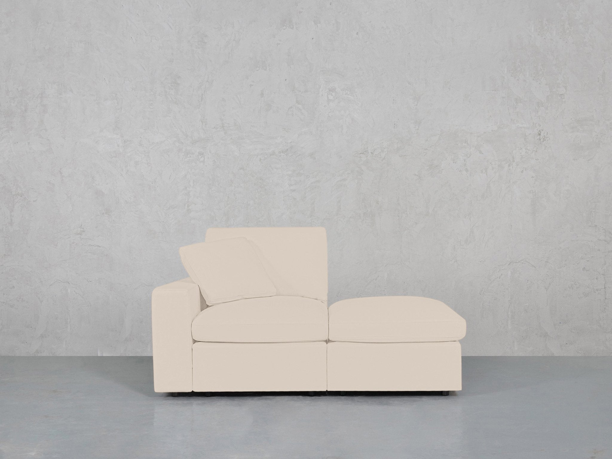 2 - Seat Modular Lounger Loveseat - 7th Avenue
