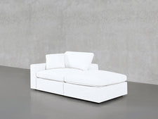 2 - Seat Modular Lounger Loveseat - 7th Avenue