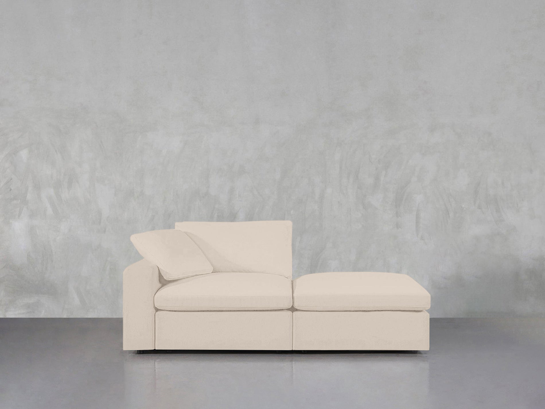 2-Seat Modular Lounger Loveseat