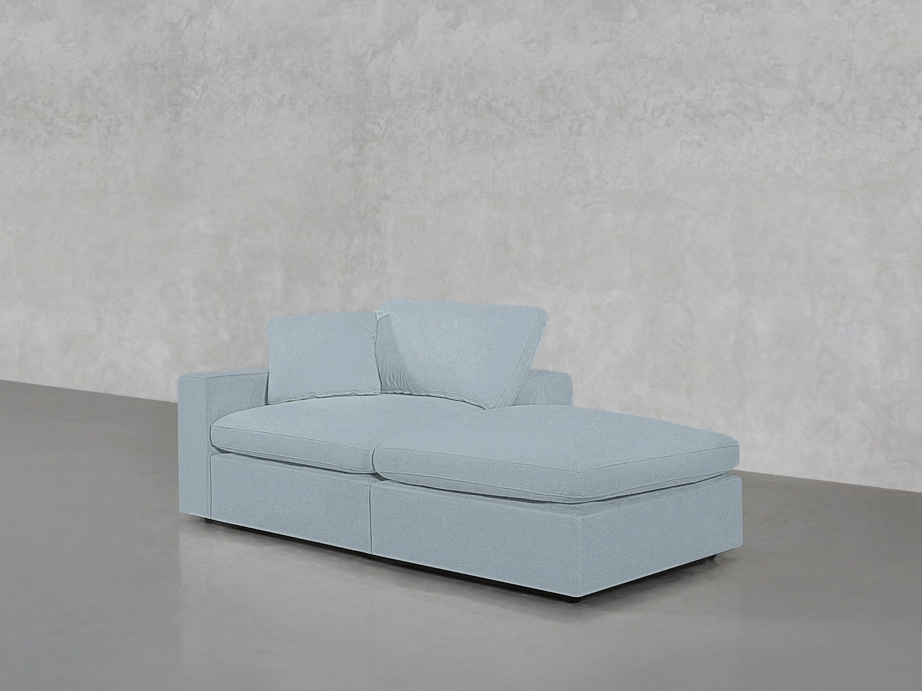 2 - Seat Modular Lounger Loveseat - 7th Avenue