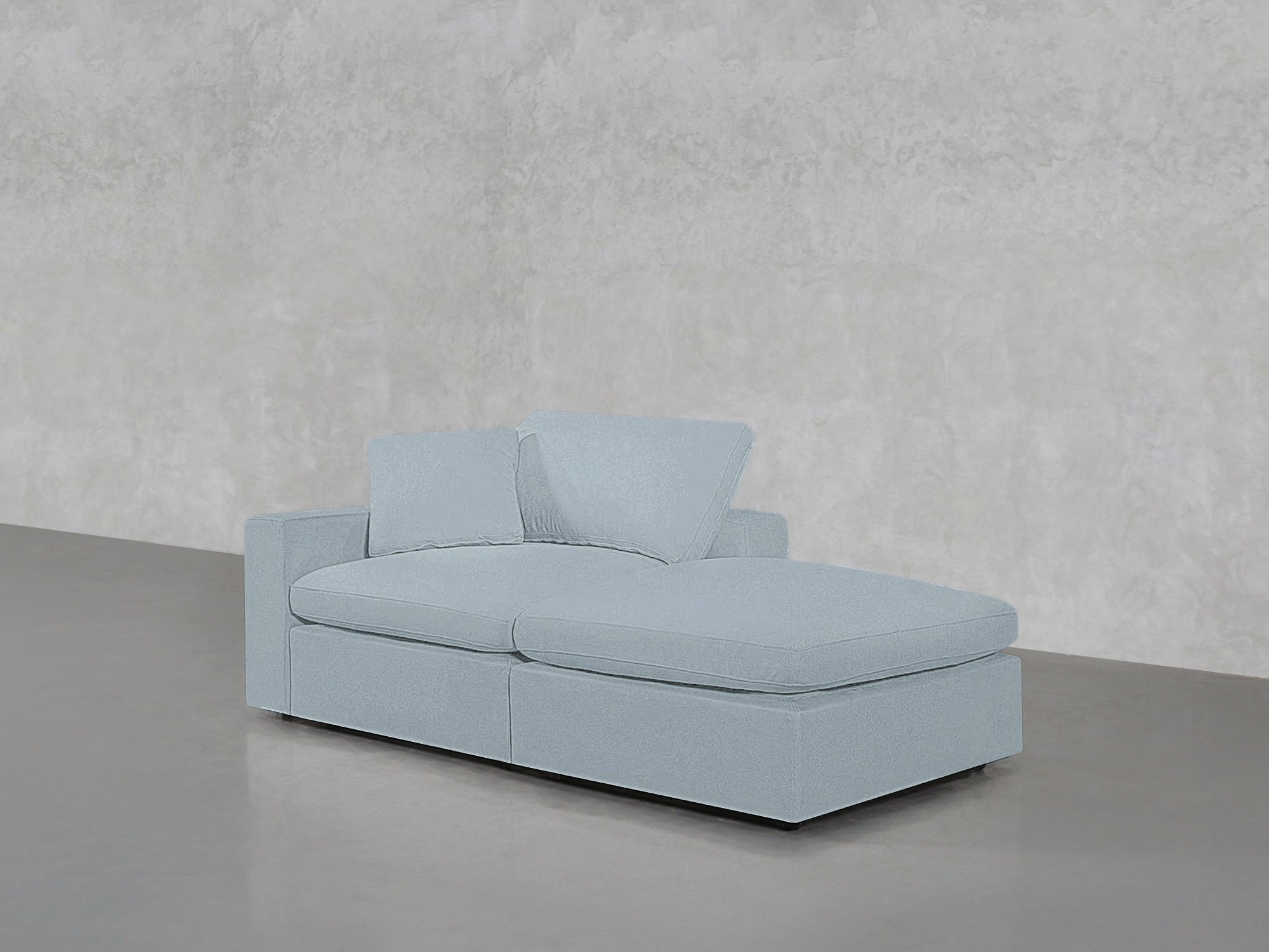 2 - Seat Modular Lounger Loveseat - 7th Avenue