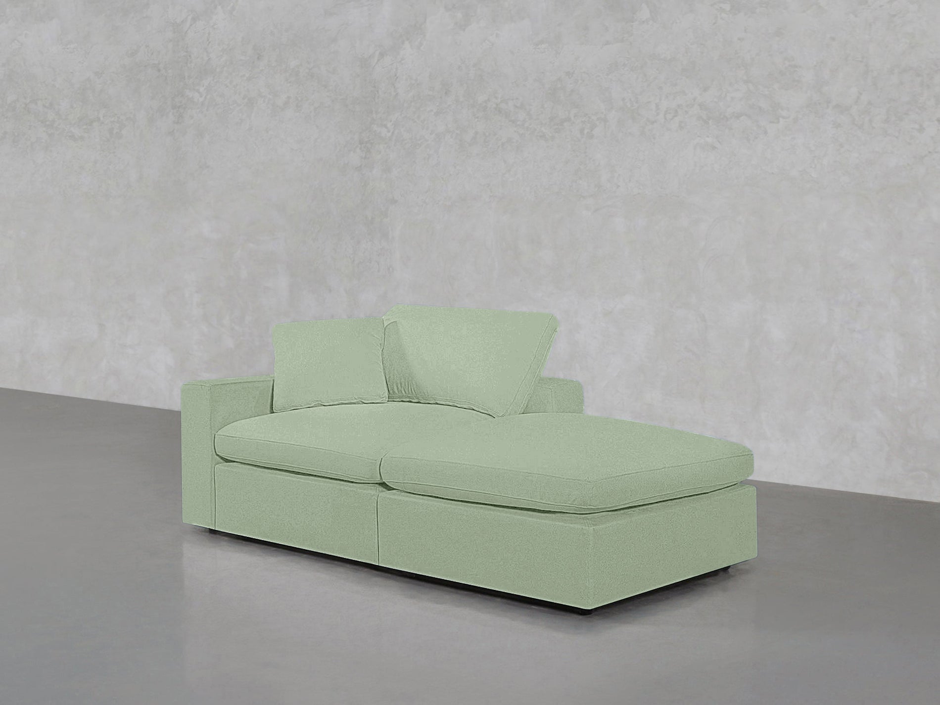 2-Seat Modular Lounger Loveseat