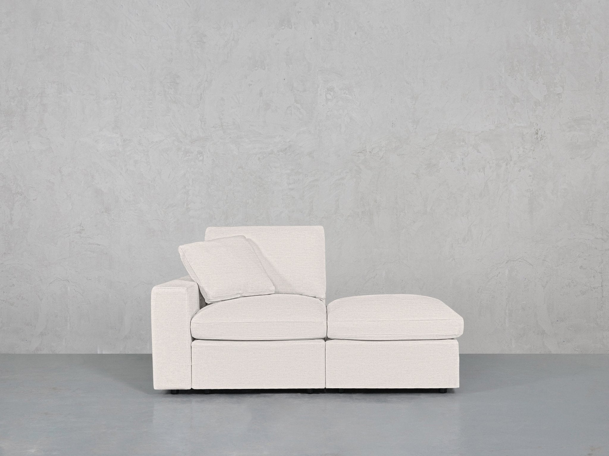 2 - Seat Modular Lounger Loveseat - 7th Avenue