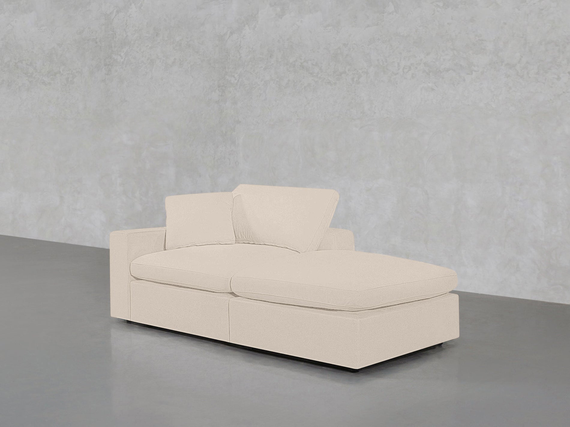 2-Seat Modular Lounger Loveseat