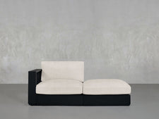 2 - Seat Modular Lounger Loveseat Aluminum Outdoor - 7th Avenue
