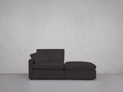 2-Seat Modular Lounger Loveseat (Thin Arm) - 7th Avenue