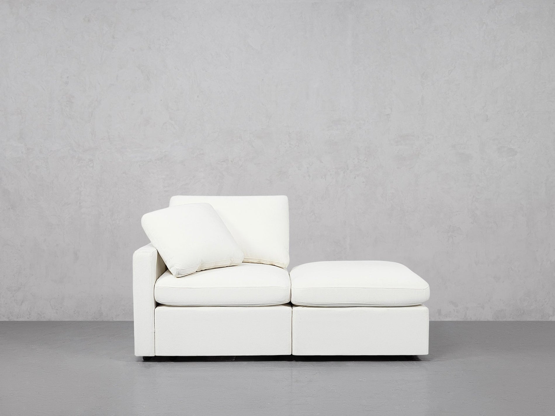 2-Seat Modular Lounger Loveseat (Thin Arm) - 7th Avenue