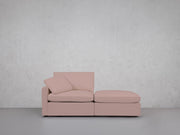 2-Seat Modular Lounger Loveseat (Thin Arm) - 7th Avenue