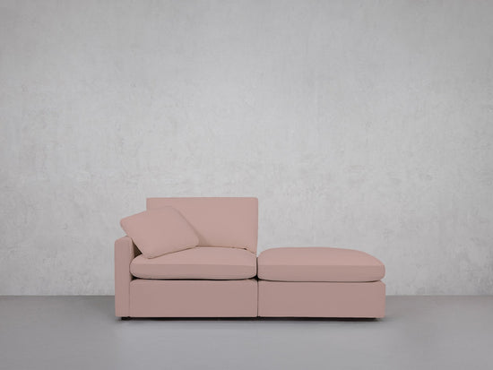 2-Seat Modular Lounger Loveseat (Thin Arm) - 7th Avenue