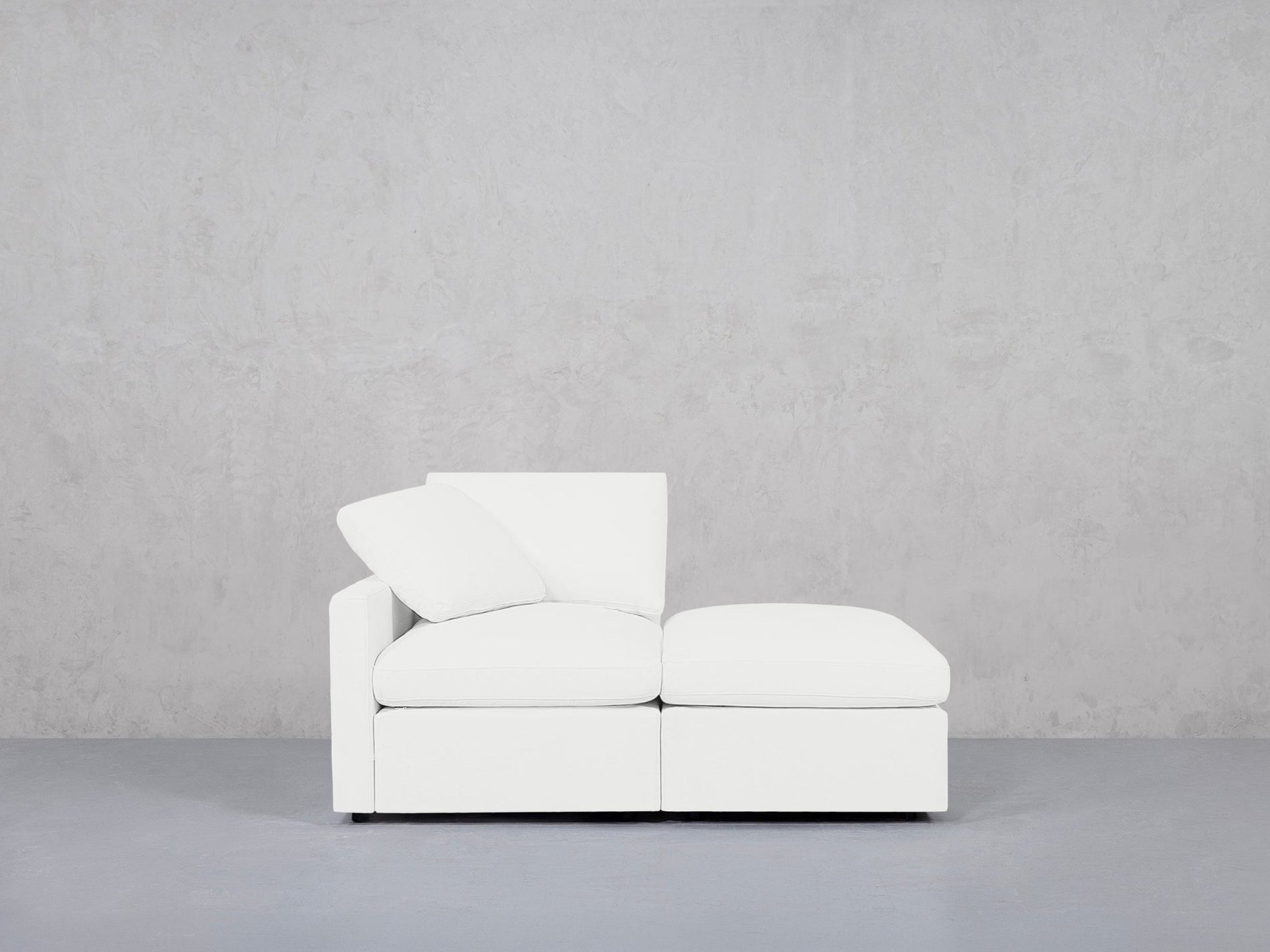 2-Seat Modular Lounger Loveseat (Thin Arm) - 7th Avenue