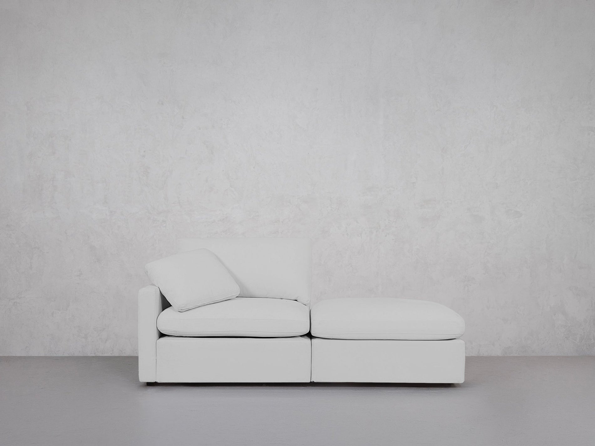 2-Seat Modular Lounger Loveseat (Thin Arm) - 7th Avenue