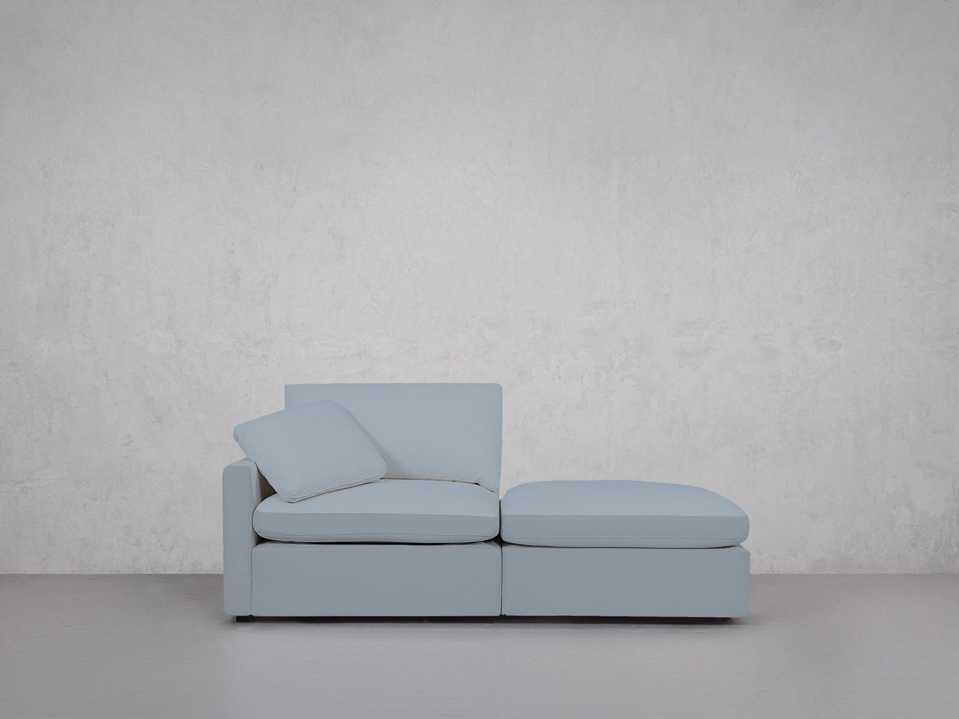 2-Seat Modular Lounger Loveseat (Thin Arm) - 7th Avenue