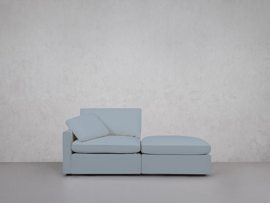 2-Seat Modular Lounger Loveseat (Thin Arm) - 7th Avenue