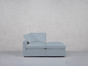 2-Seat Modular Lounger Loveseat (Thin Arm) - 7th Avenue