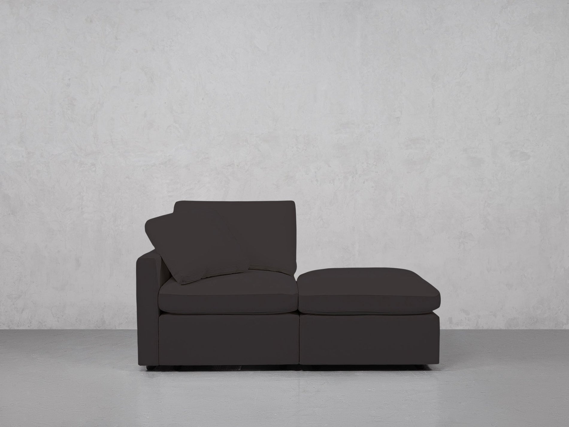 2-Seat Modular Lounger Loveseat (Thin Arm) - 7th Avenue