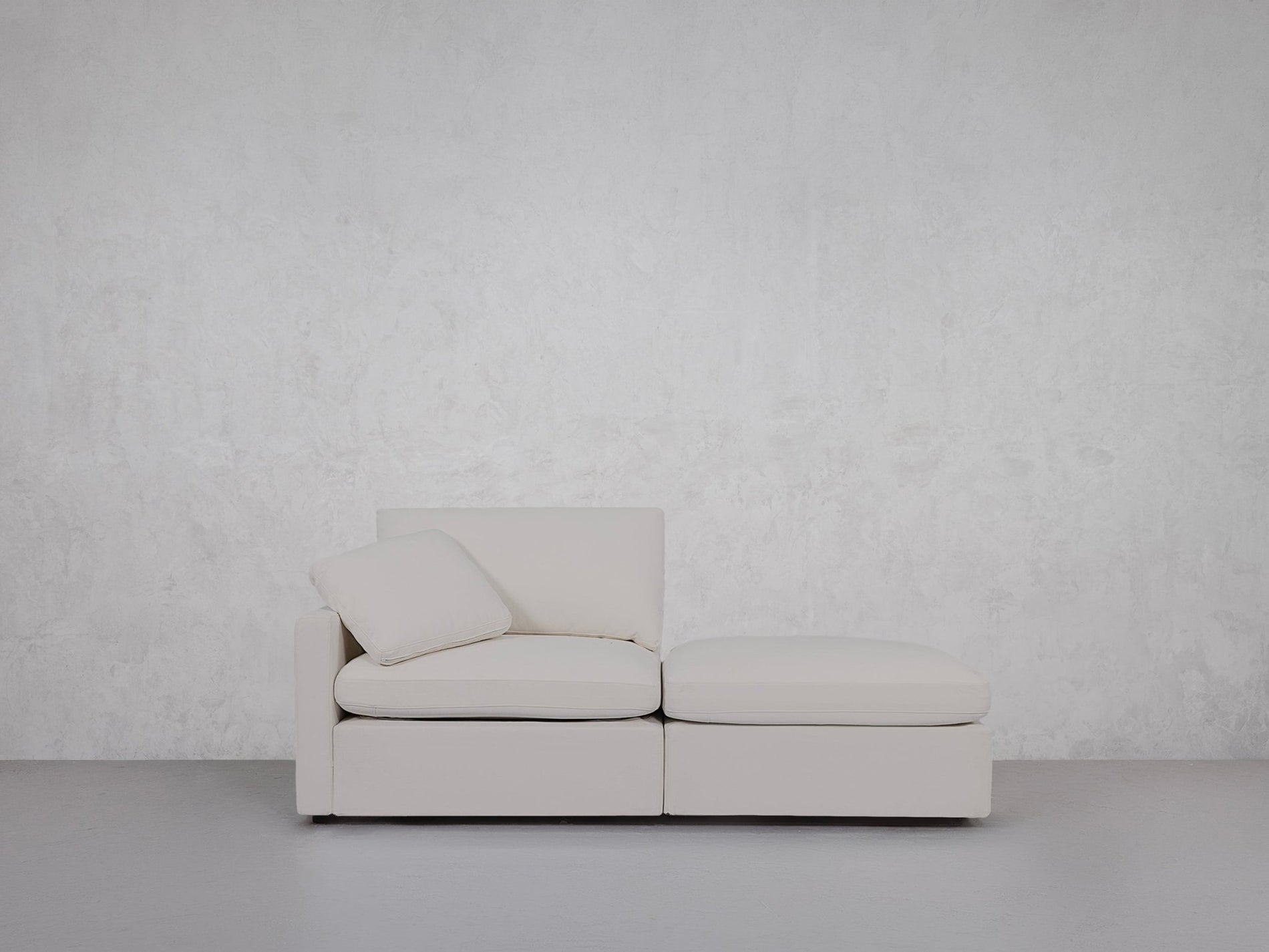 2-Seat Modular Lounger Loveseat (Thin Arm) - 7th Avenue