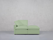 2-Seat Modular Lounger Loveseat (Thin Arm) - 7th Avenue