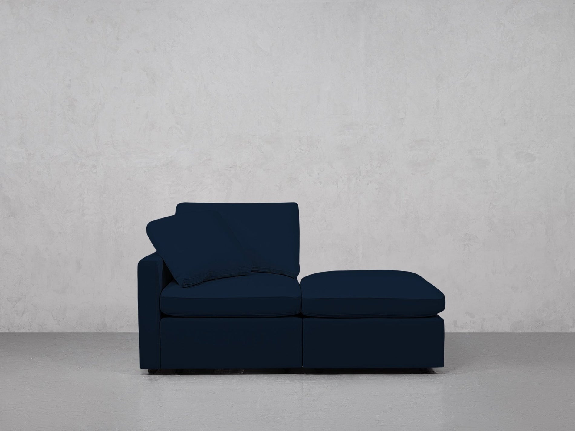 2-Seat Modular Lounger Loveseat (Thin Arm) - 7th Avenue