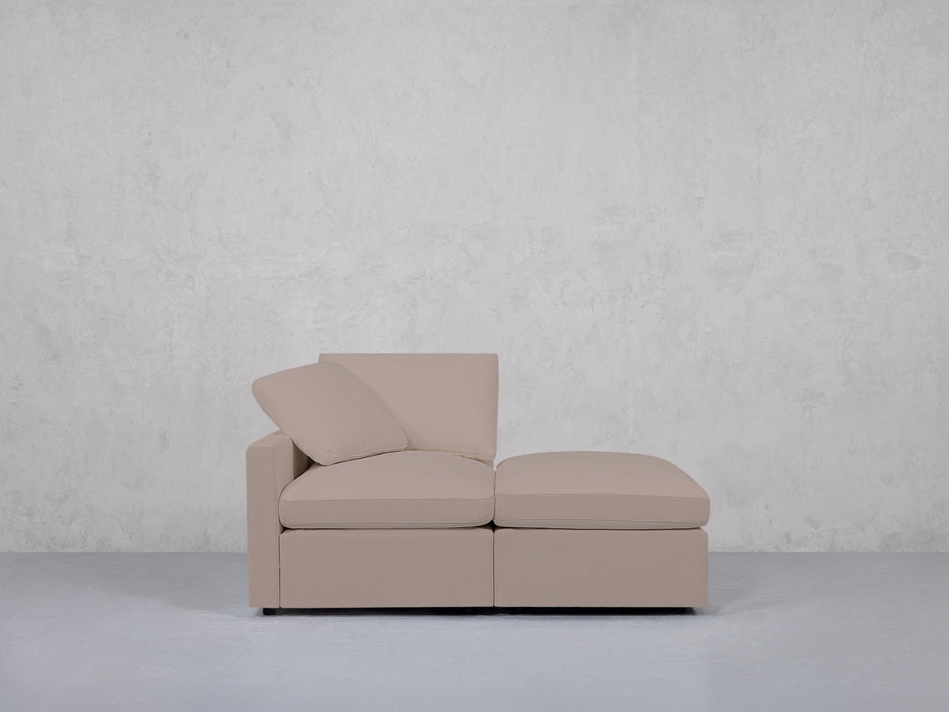 2-Seat Modular Lounger Loveseat (Thin Arm) - 7th Avenue