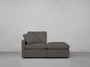 2-Seat Modular Lounger Loveseat (Thin Arm) - 7th Avenue