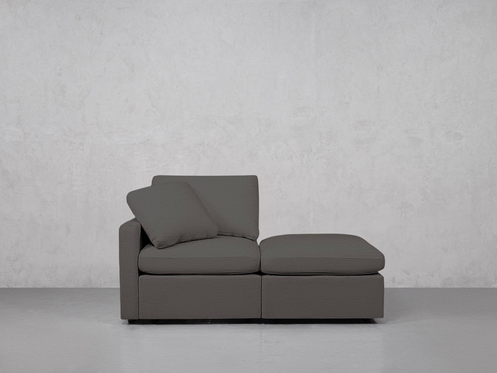 2-Seat Modular Lounger Loveseat (Thin Arm) - 7th Avenue