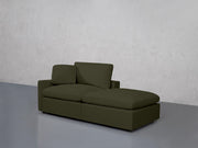 2-Seat Modular Lounger Loveseat (Thin Arm) - 7th Avenue