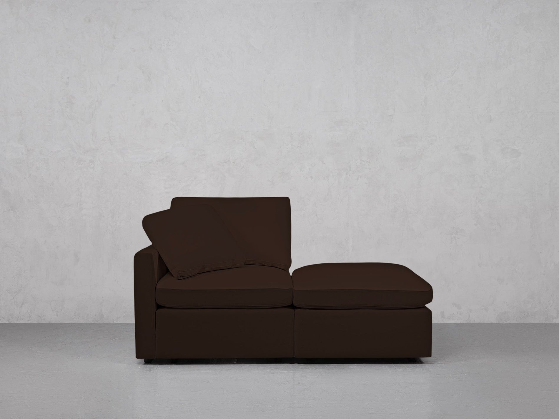 2-Seat Modular Lounger Loveseat (Thin Arm) - 7th Avenue