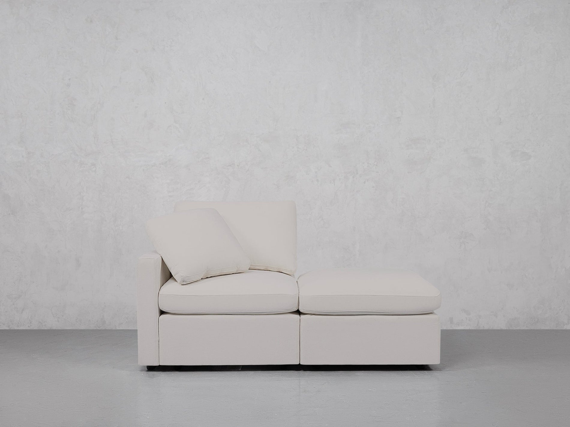 2-Seat Modular Lounger Loveseat (Thin Arm) - 7th Avenue