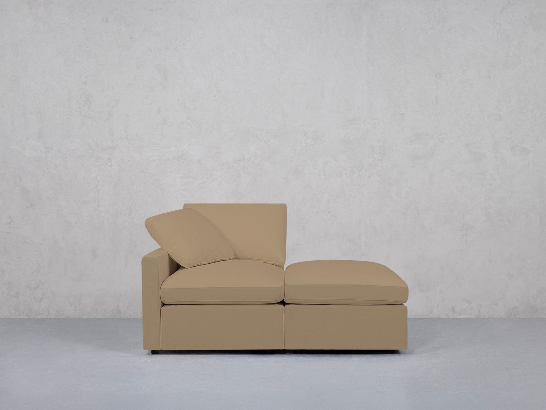 2-Seat Modular Lounger Loveseat (Thin Arm) - 7th Avenue