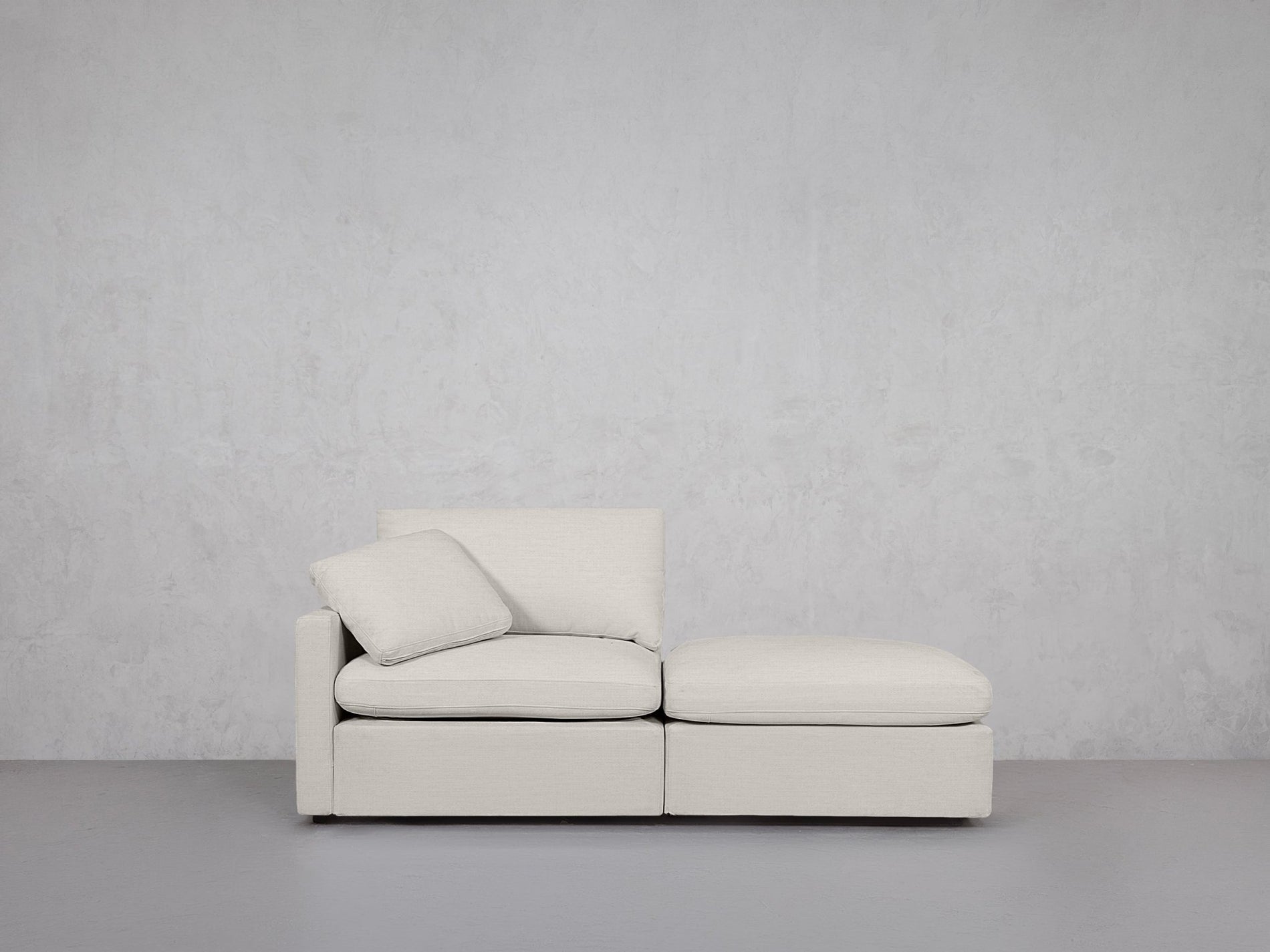 2-Seat Modular Lounger Loveseat (Thin Arm) - 7th Avenue