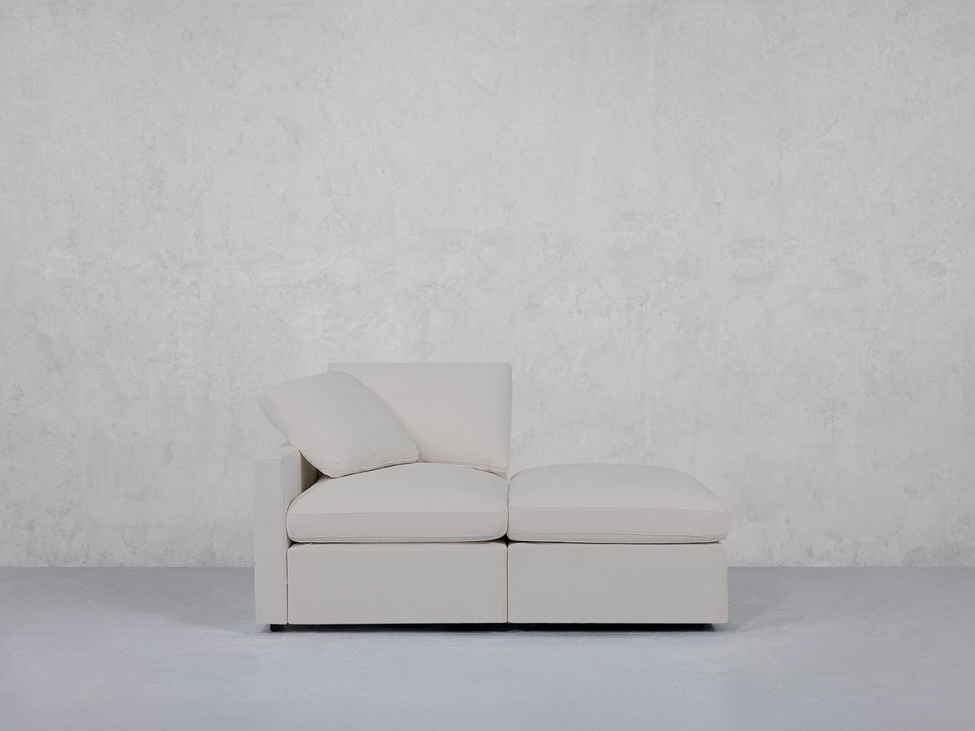 2-Seat Modular Lounger Loveseat (Thin Arm) - 7th Avenue