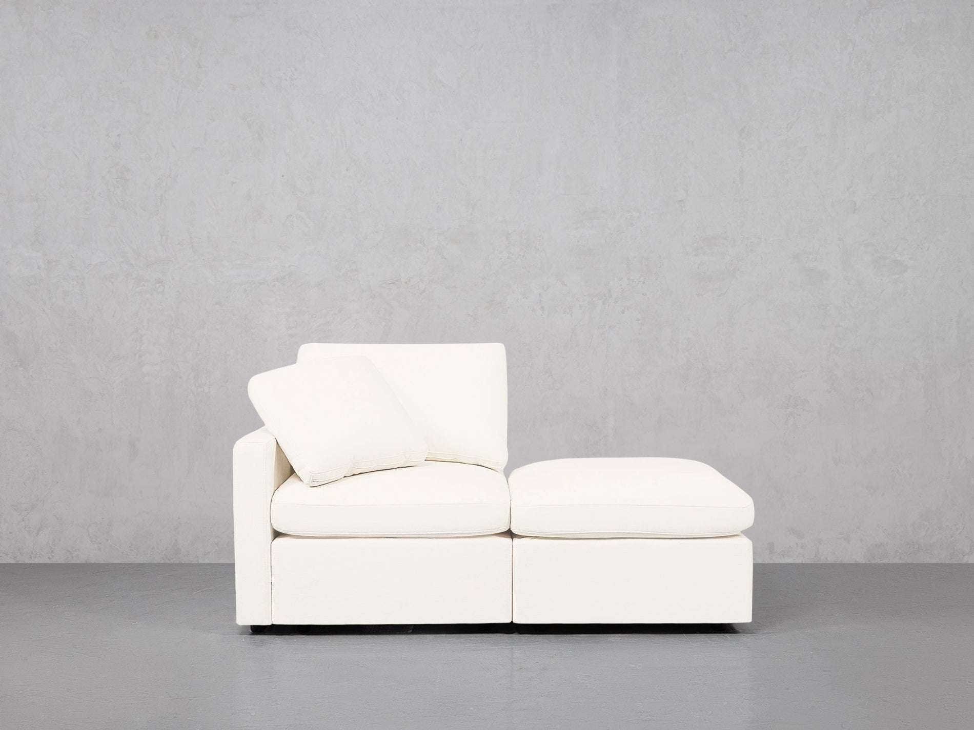 2-Seat Modular Lounger Loveseat (Thin Arm) - 7th Avenue