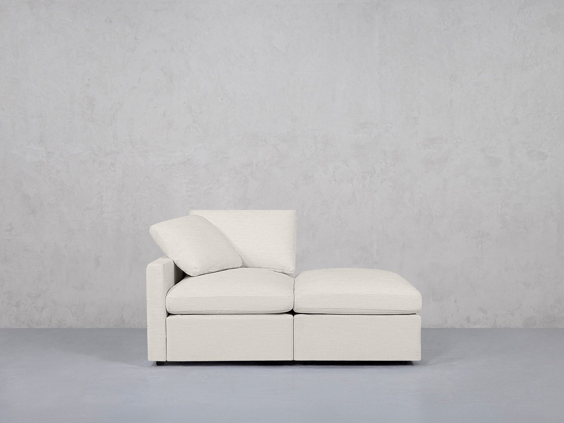 2-Seat Modular Lounger Loveseat (Thin Arm) - 7th Avenue