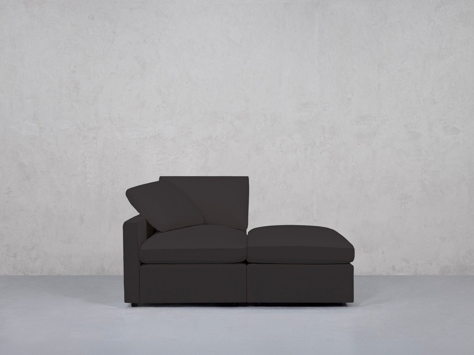 2-Seat Modular Lounger Loveseat (Thin Arm) - 7th Avenue