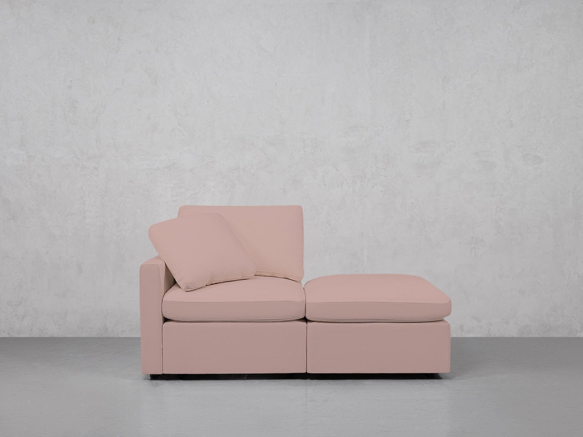 2-Seat Modular Lounger Loveseat (Thin Arm) - 7th Avenue