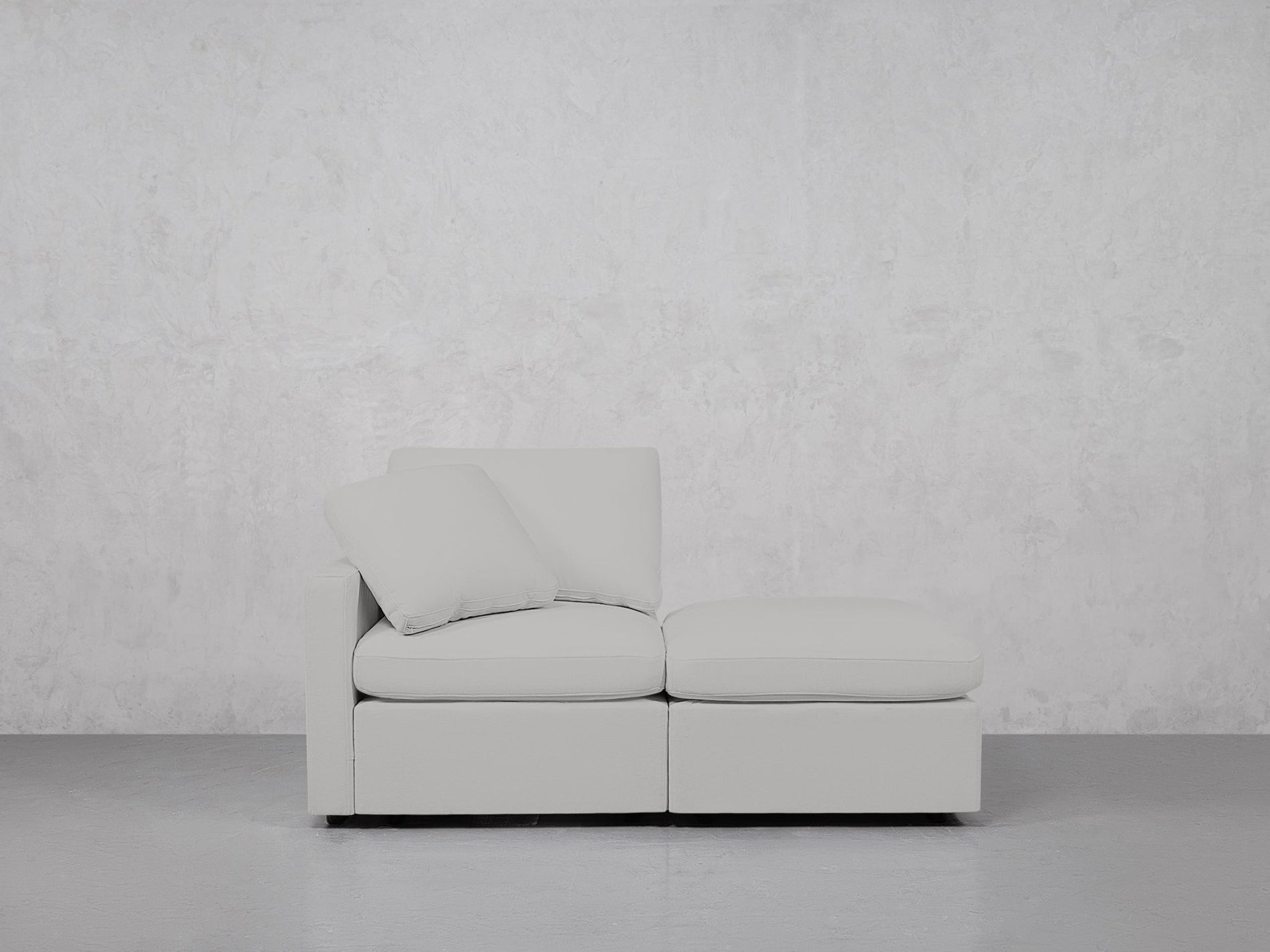 2-Seat Modular Lounger Loveseat (Thin Arm) - 7th Avenue