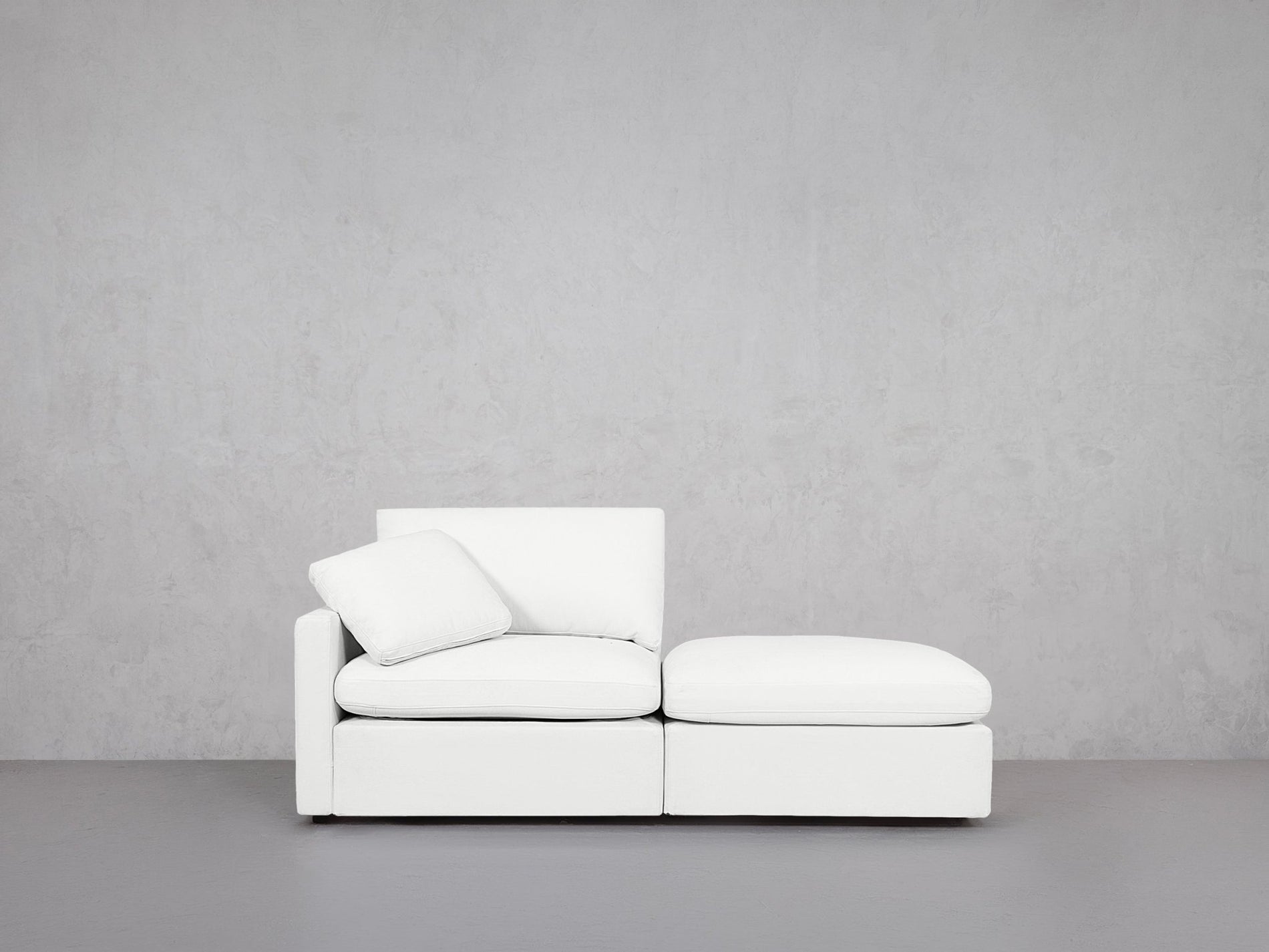 2-Seat Modular Lounger Loveseat (Thin Arm) - 7th Avenue