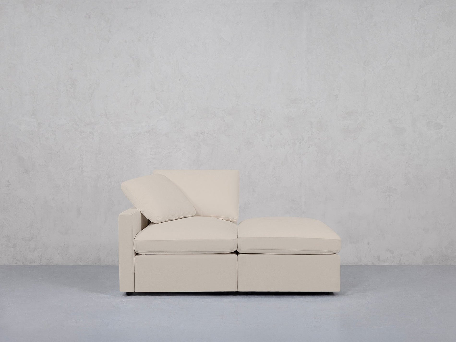 2-Seat Modular Lounger Loveseat (Thin Arm) - 7th Avenue