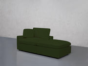 2-Seat Modular Lounger Loveseat (Thin Arm) - 7th Avenue