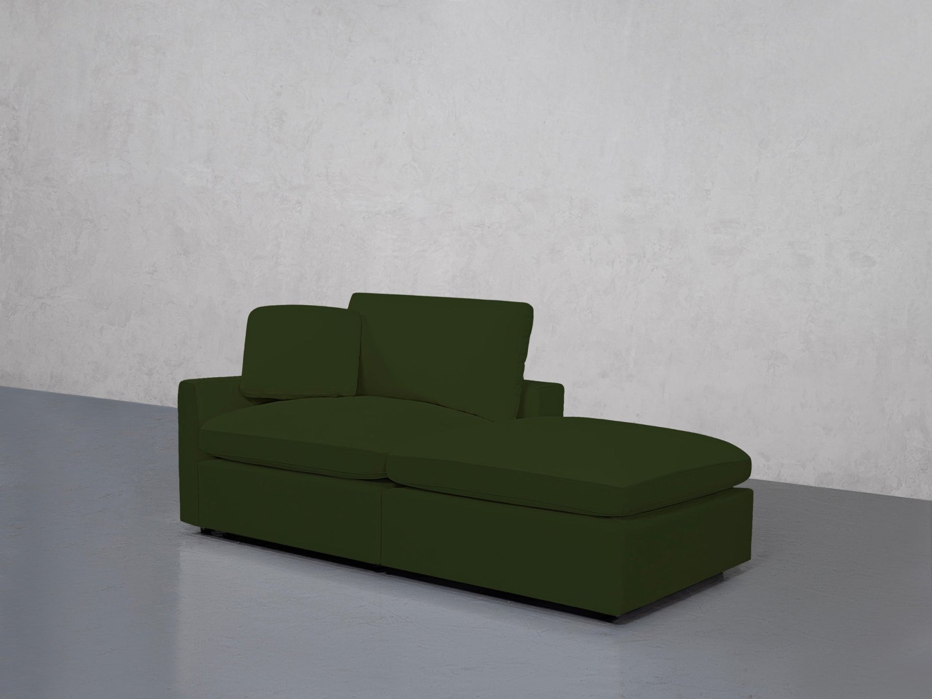 2-Seat Modular Lounger Loveseat (Thin Arm) - 7th Avenue