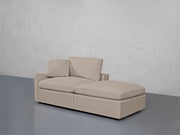 2-Seat Modular Lounger Loveseat (Thin Arm) - 7th Avenue