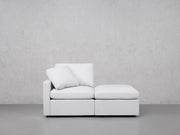 2-Seat Modular Lounger Loveseat (Thin Arm) - 7th Avenue