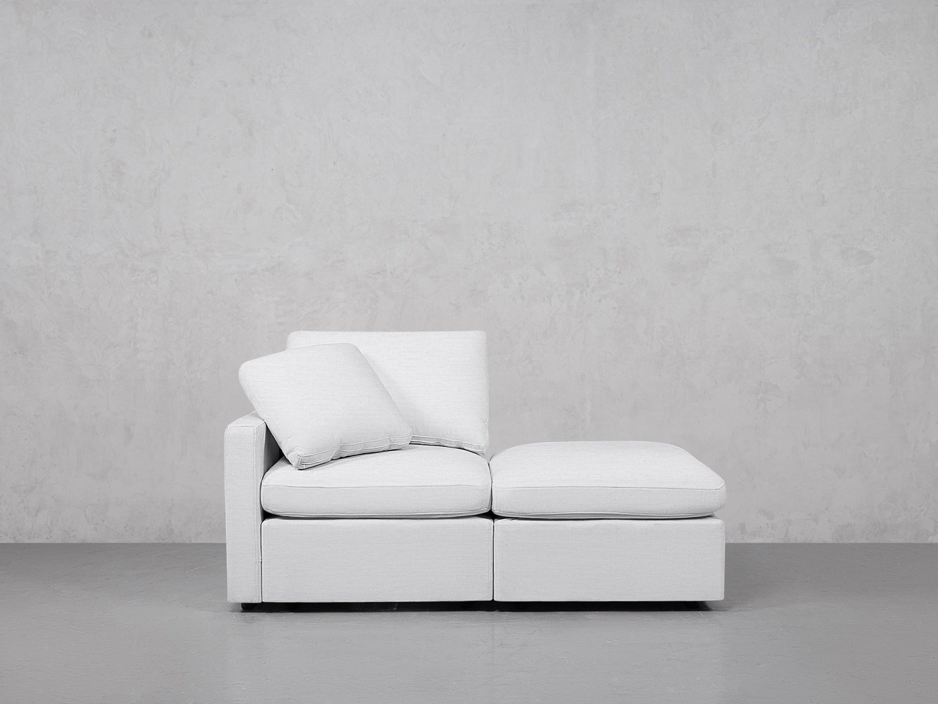 2-Seat Modular Lounger Loveseat (Thin Arm) - 7th Avenue