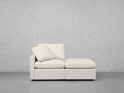 2-Seat Modular Lounger Loveseat (Thin Arm) - 7th Avenue