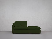 2-Seat Modular Lounger Loveseat (Thin Arm) - 7th Avenue