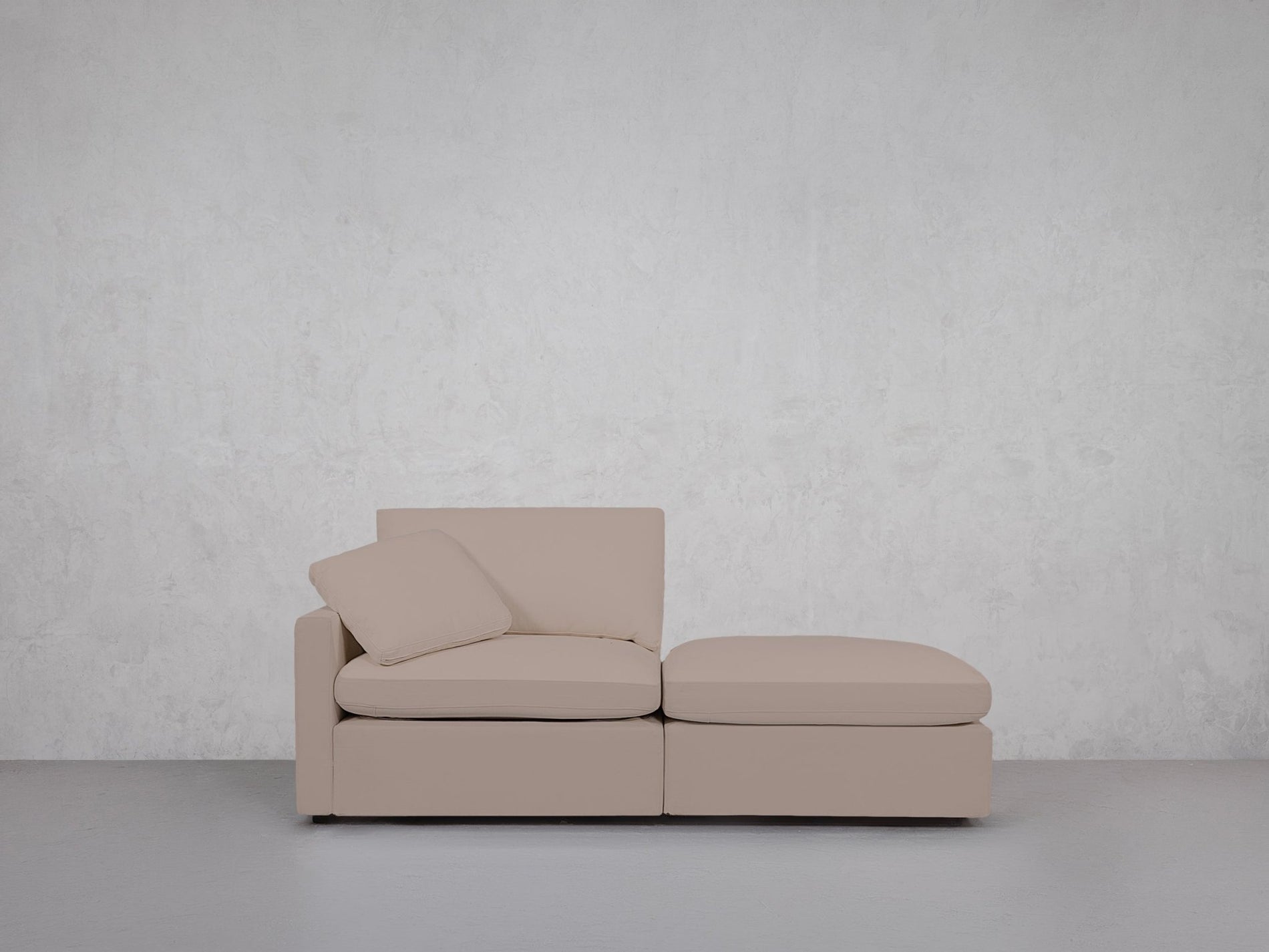 2-Seat Modular Lounger Loveseat (Thin Arm) - 7th Avenue