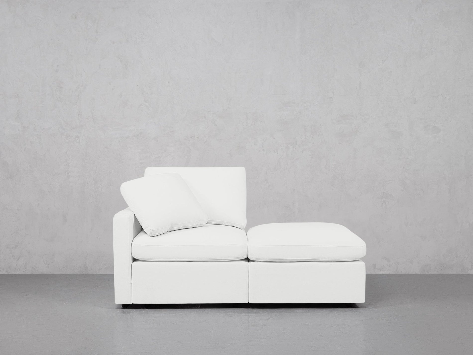 2-Seat Modular Lounger Loveseat (Thin Arm) - 7th Avenue